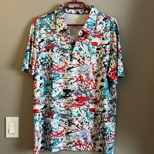 Paint Splatter Polo